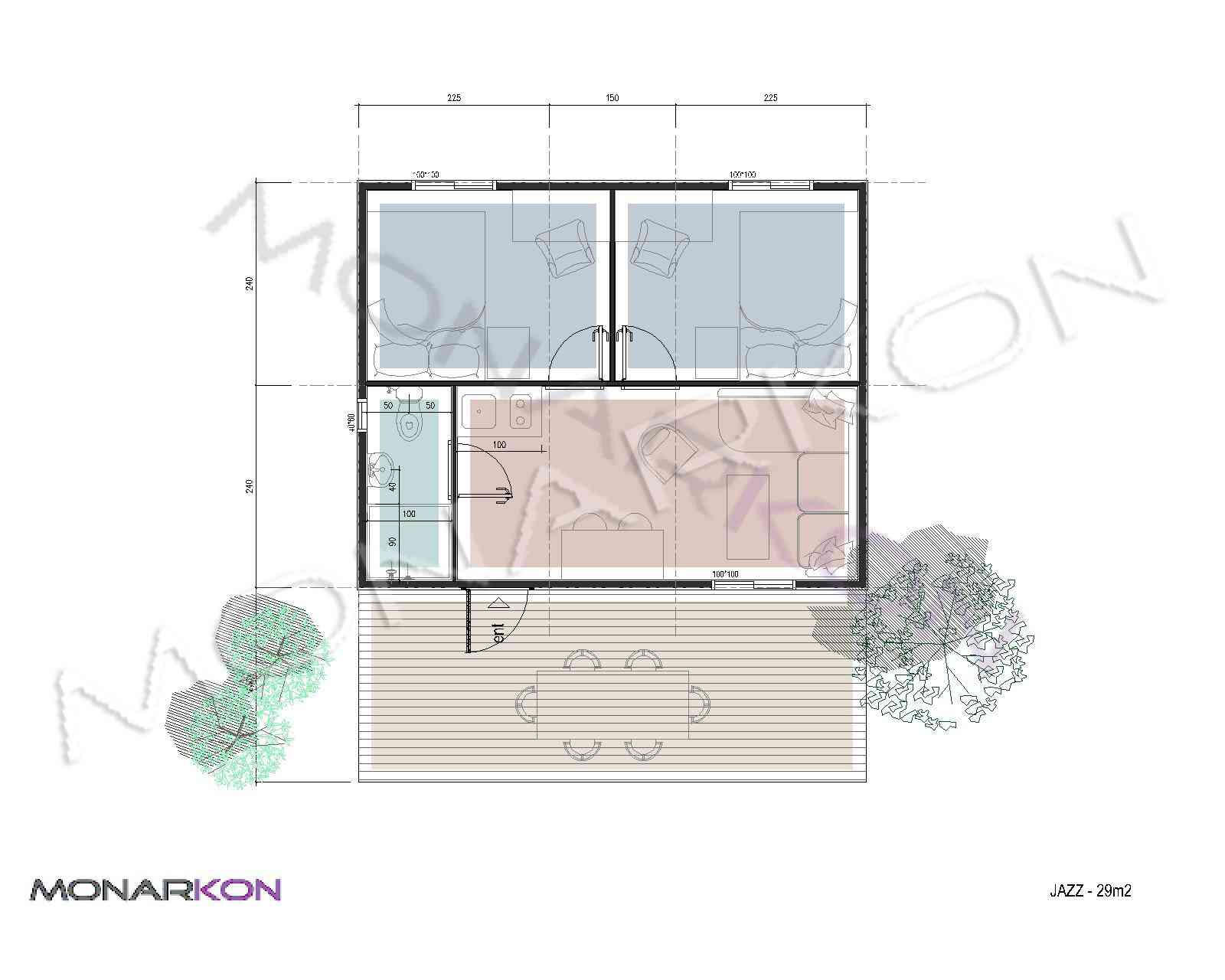 kontejneri vikendice Jazz